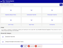 Tablet Screenshot of ohmtechnologiees.com